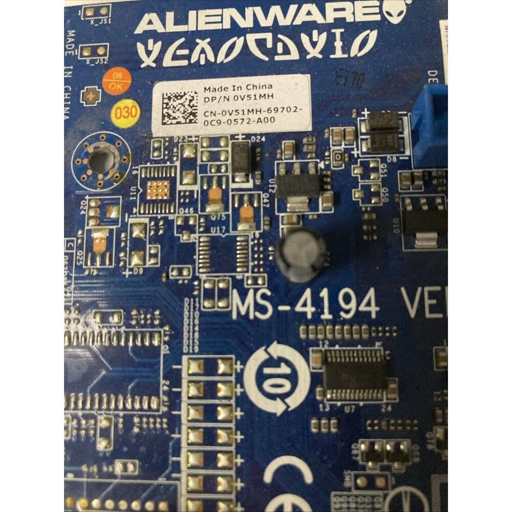 Genuine Dell Alienware Area 51 Master I/O Circuit Board N1996 MS4194 Ver 1.1